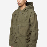 Men's Junya Watanabe x Needles Military Coat Khaki WR-C901-100