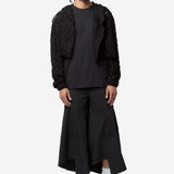 Men's Wool Tropical Medium Pants Black PR-P018-051-1