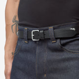 Tylor Leather Belt Black/Silver I035381