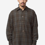 Men's Borrowed Shirt More Check Print M4262BMC