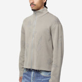 Men's Shrunken Fullzip Slit Flower Athletic Rib M4266SS