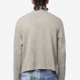 Men's Shrunken Fullzip Slit Flower Athletic Rib M4266SS