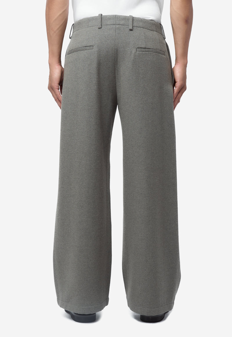 Men's Bridge Chino Night Pine Fishbone Bound Wool M4264BNP