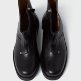 Moto Boot Deep Black Leather A24267MD