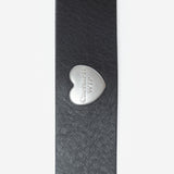 Tylor Leather Belt Black/Silver I035381