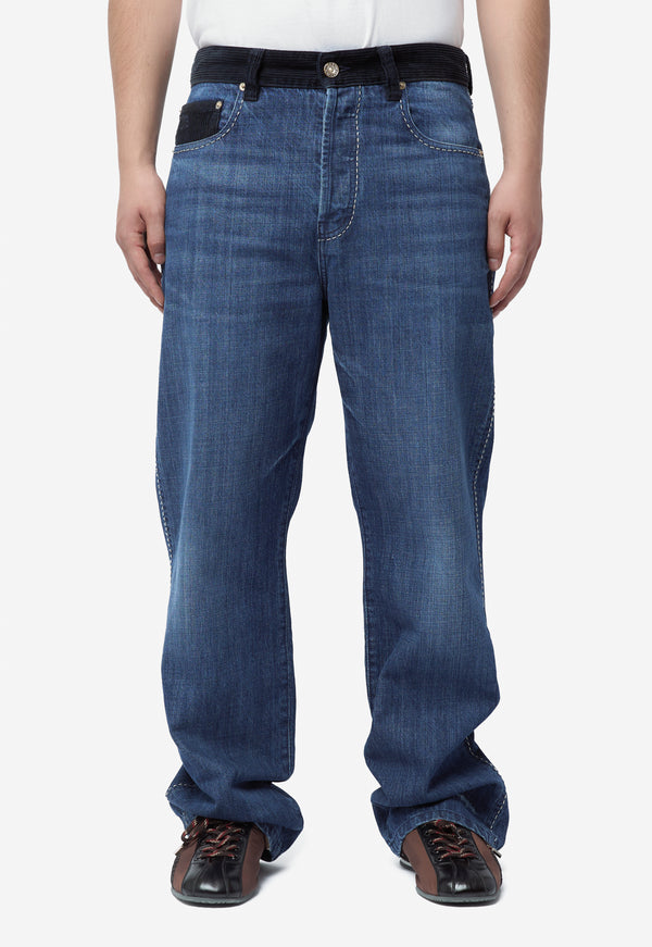 Men's Studio Jean Indigo Vintage Wash MA26DE05-C007-520