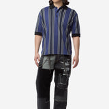 Men's Cotton Selvage Denim Multi Fabrics Trousers Black Mix WR-P007-051