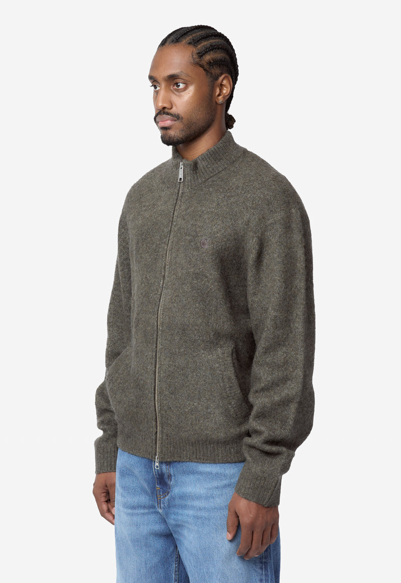 Men's Curtis Sweater Jacket Tangled Shungite I037033