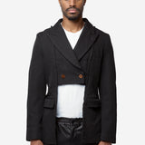Men's Polyester Heavy Kersey Garment Dyed Blazer PR-J024-051-1