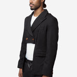Men's Polyester Heavy Kersey Garment Dyed Blazer PR-J024-051-1
