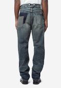 Men's Junya Watanabe x New Manual Custom Patchwork Denim Pants Indigo Mix WR-P907-100