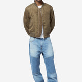 Men's Bomber Marsh Khaki Wax Dipped Cupro M4268MMK