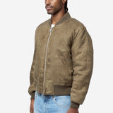 Men's Bomber Marsh Khaki Wax Dipped Cupro M4268MMK