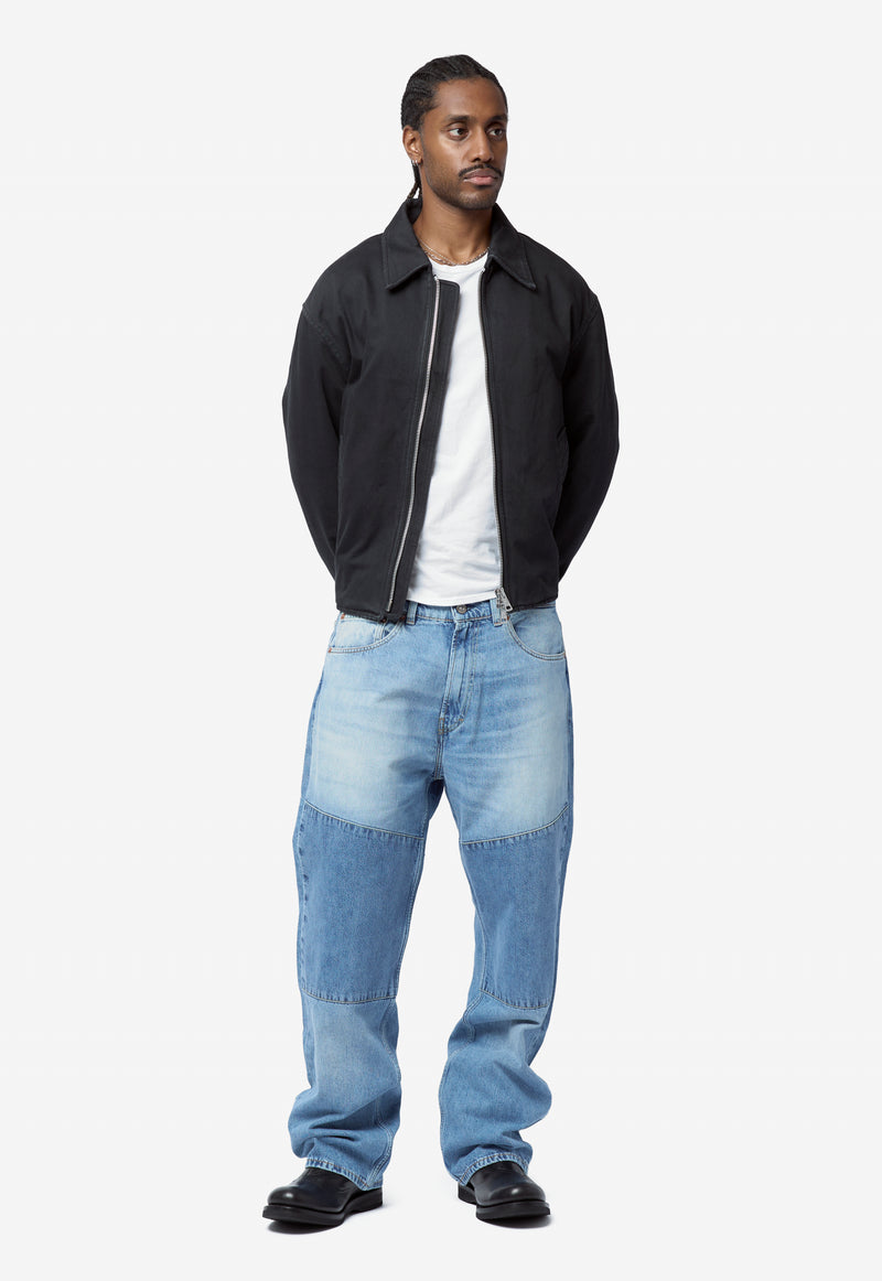 Men's Slight Jacket Enzyme Obsidian Field Sateen M4261SEO