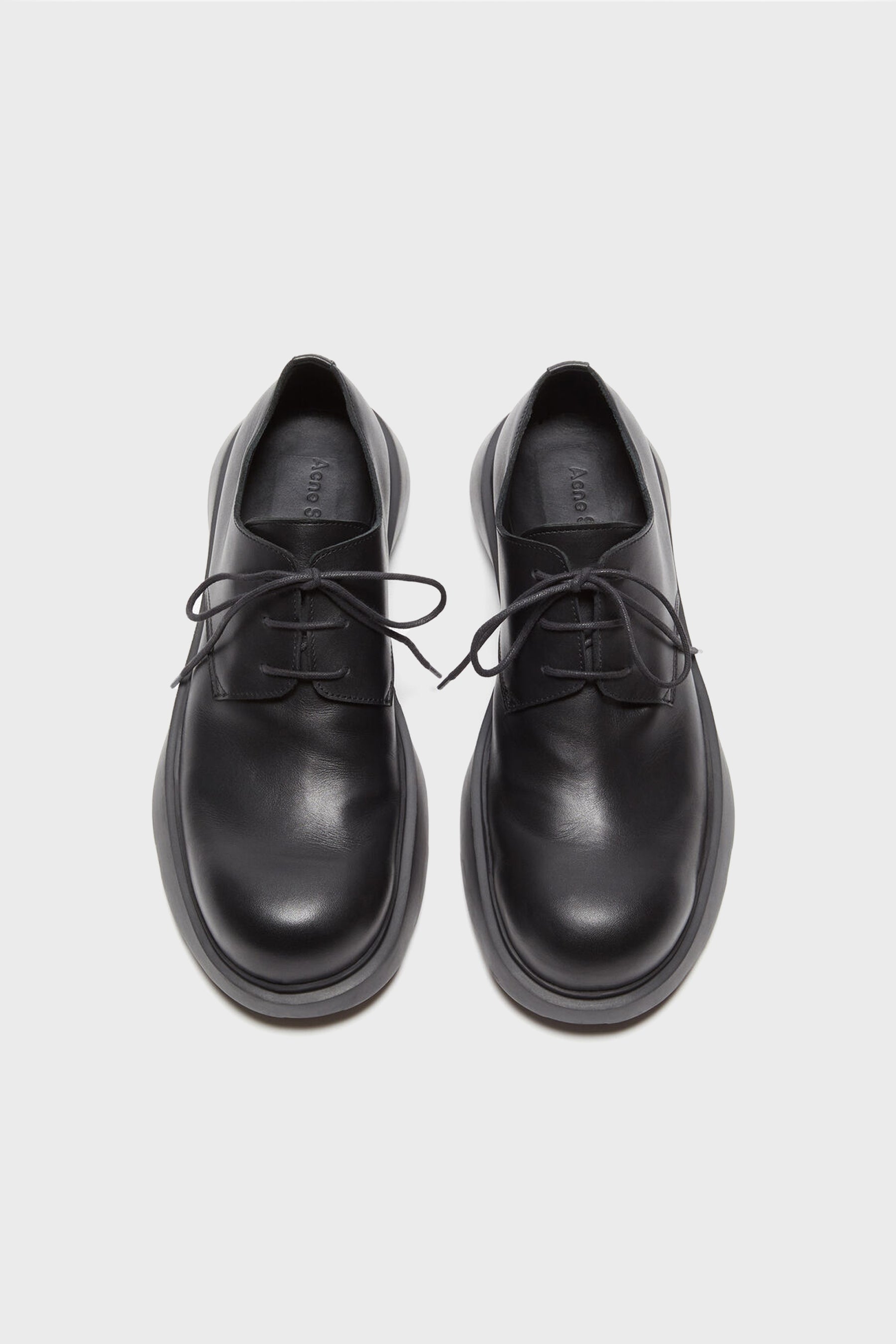 Acne Studios Leather Lace-Up Shoes Black FN-MN-SHOE000272 – NOMAD