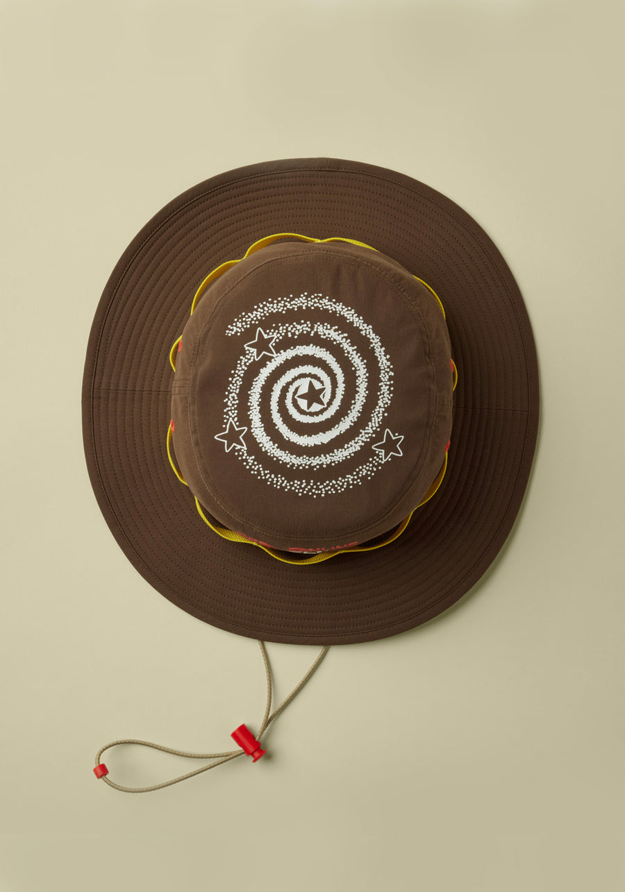 Online Ceramics Class V Brimmer Hat Earth Brown 84RZ0KA (LAUNCH PRODUCT)