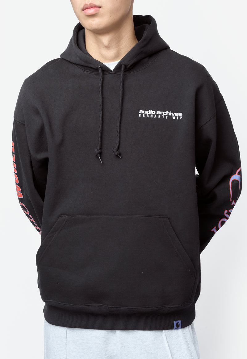Men's Audio Archives WIP Hooded Sweatshirt Black I036683
