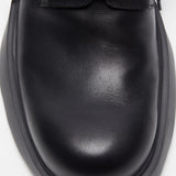 Leather Lace-Up Shoes Black FN-MN-SHOE000272