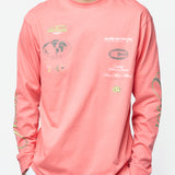 Men's Audio Archives WIP Long Sleeve T-Shirt Orange I036684