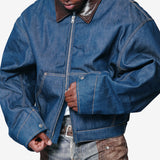 Denim Jacket Indigo Blue FN-MN-OUTW001234