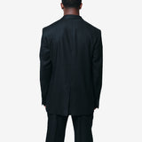 Ceremony Blazer Coal Black Link Stripe Weave M425OCC