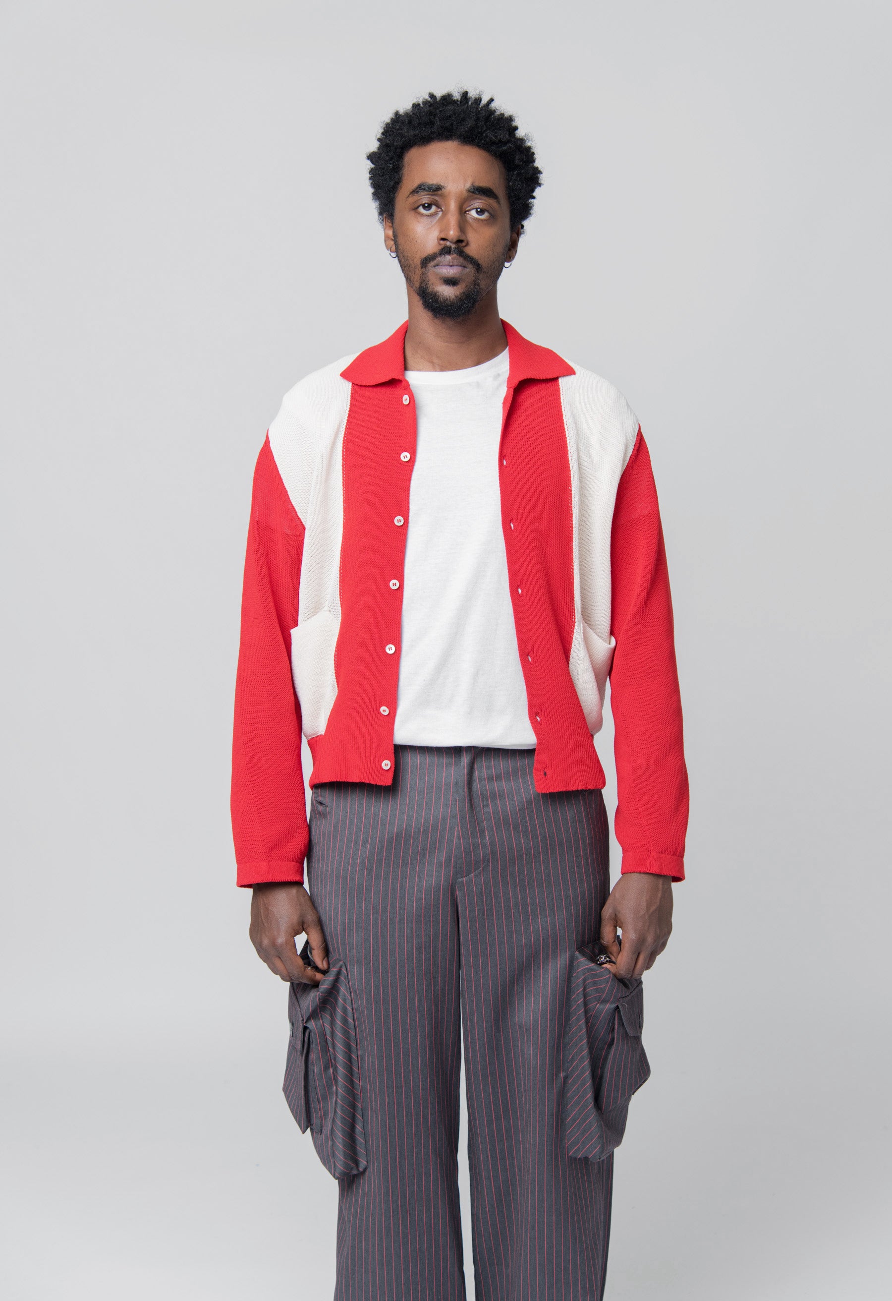 Winnie New York L/S Dahlia Bowler Red/Off White – NOMAD