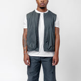 Poplin Blitis Check Vest 33 Dark Green Grey BG126142DH