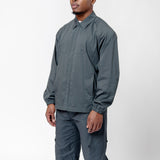 Poplin Blitis Check Shirt 33 Dark Green Grey BG12114ODH