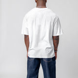 Logo T-Shirt Relaxed Fit Dusty White FN-UX-TSHI000013