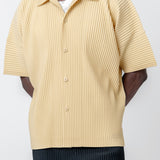 MC July Pleated Shirt Cinnamon Beige JJ102-42