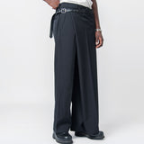 Wrap Over Trousers Black