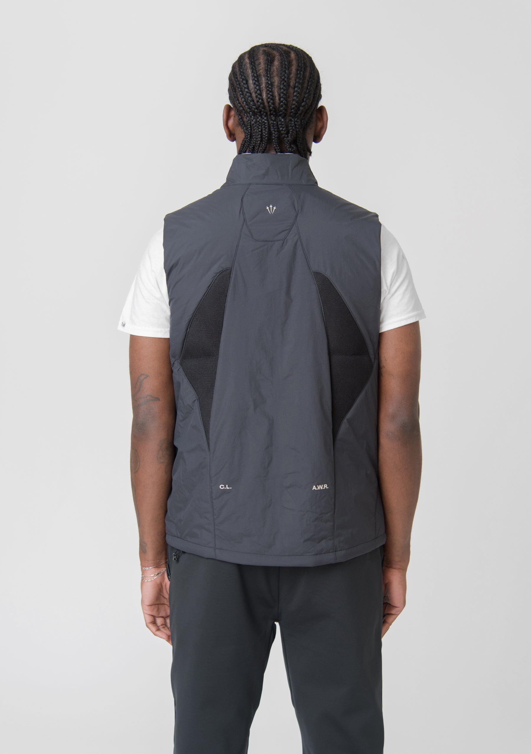 Nocta Lightweight Reversible Vest Black/Stone DR2663-010