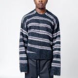 Mohair Blend Jumper Dark Grey Melange/Multi