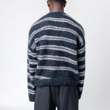 Mohair Blend Jumper Dark Grey Melange/Multi