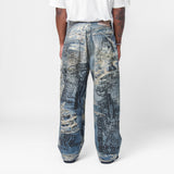 Super Baggy Fit Jeans-2023 Mid Blue FN-MN-TROU001097