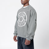 Sweater Printed Logo Moss Green