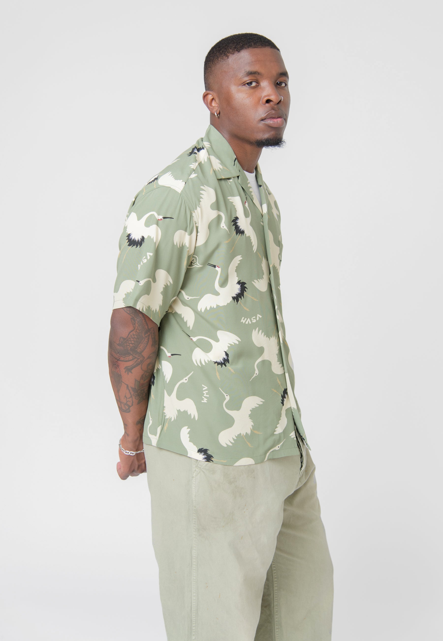 Hikaku Crosby Shirt Light Green – NOMAD