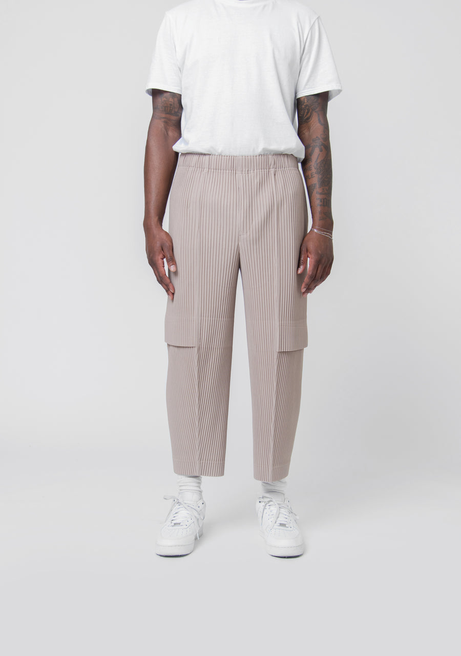 Cargo Pleated Trouser Sand Beige JF175-41
