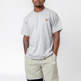 M S/S HW Relaxed Tee TNF Light Grey