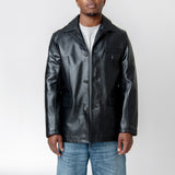 Alley Jacket Heavy Grain Black Leather