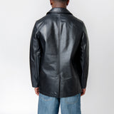 Alley Jacket Heavy Grain Black Leather