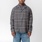 Heusen Shirt Hairy Flannel Oyster Check