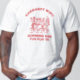 S/S Fun Run T-Shirt White/Red