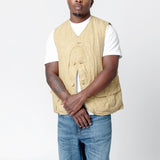 Gusto Down Vest Beige