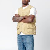 Gusto Down Vest Beige