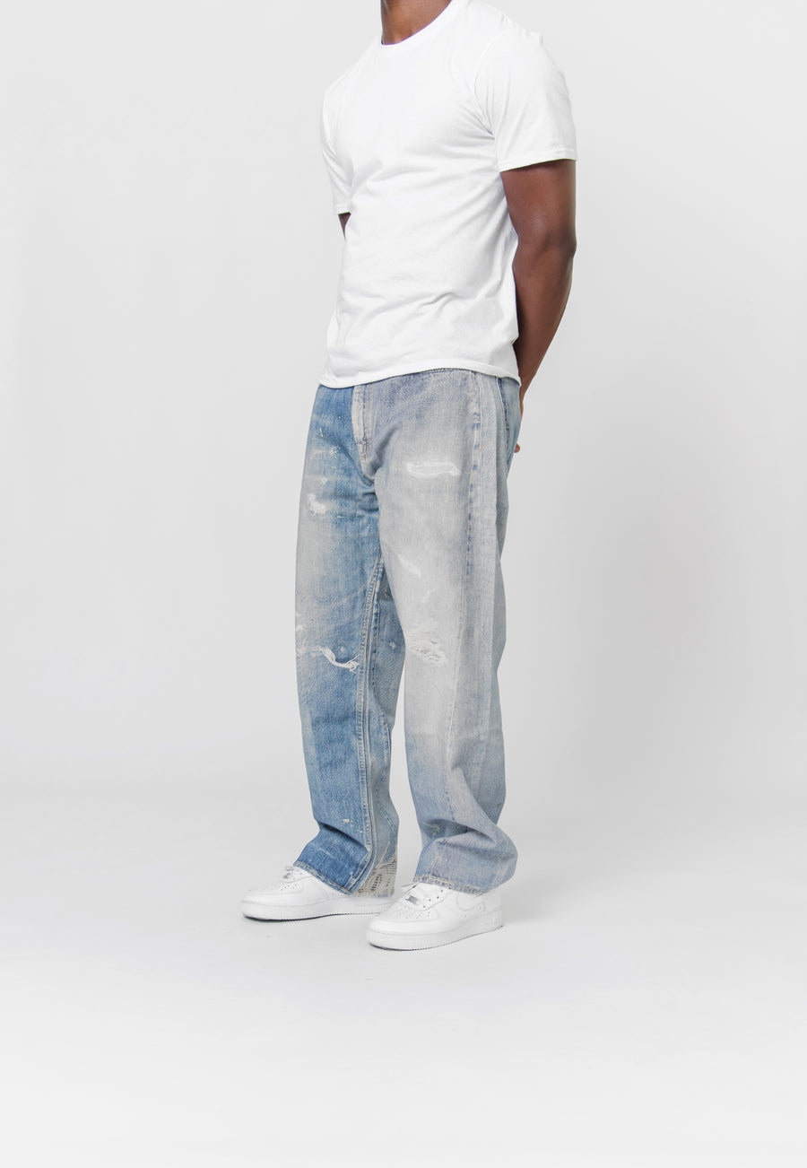 Third Cut Denim Digital Denim Print