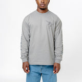 Long Sleeve Coordinate T-Shirt Misty Grey