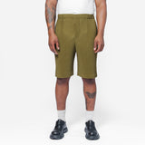 Colour Pleats Shorts Olive Khaki HP56-JF184-67
