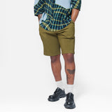 Colour Pleats Shorts Olive Khaki HP56-JF184-67