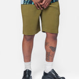Colour Pleats Shorts Olive Khaki HP56-JF184-67
